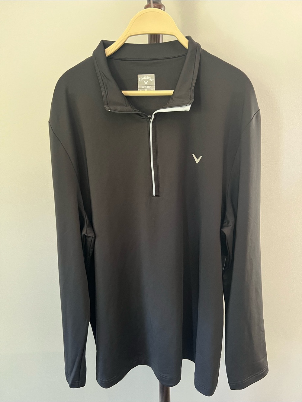 NWT Callaway Men’s Black Quarter-Zip Performance Pullover